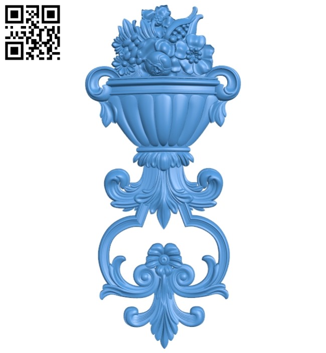 Pattern decor design A004954 download free stl files 3d model for CNC wood carving