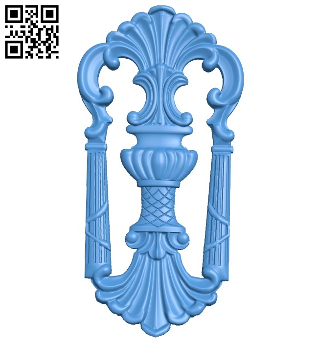 Pattern decor design A004955 download free stl files 3d model for CNC wood carving