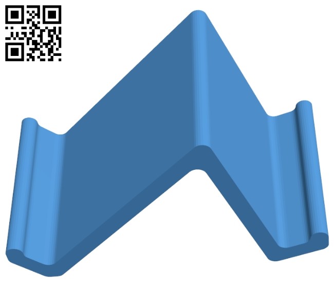 Phone stand - smartphone B007353 file stl free download 3D Model for CNC and 3d printer