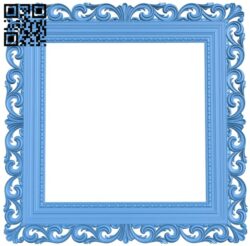 Picture frame or mirror A004786 download free stl files 3d model for CNC wood carving