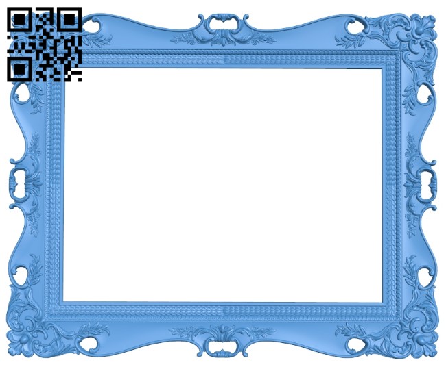 Picture frame or mirror A004787 download free stl files 3d model for CNC wood carving