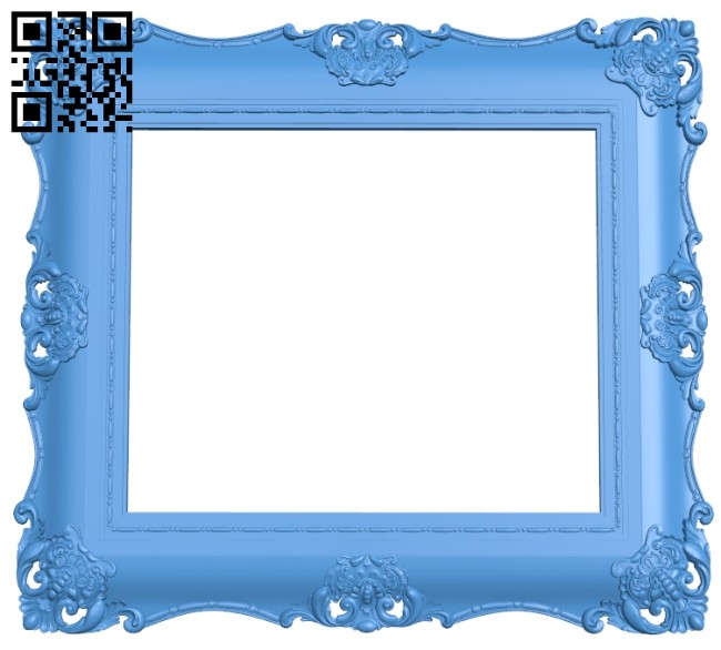 Picture frame or mirror A004805 download free stl files 3d model for CNC wood carving