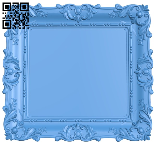 Picture frame or mirror A004816 download free stl files 3d model for CNC wood carving