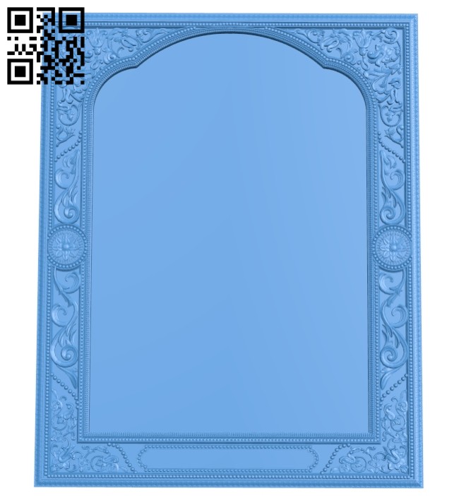 Picture frame or mirror A004879 download free stl files 3d model for CNC wood carving
