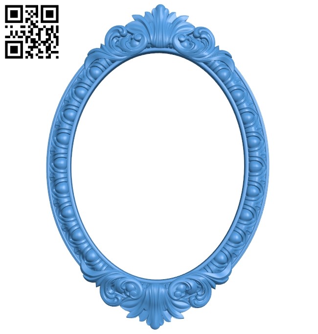 Picture frame or mirror A004881 download free stl files 3d model for CNC wood carving