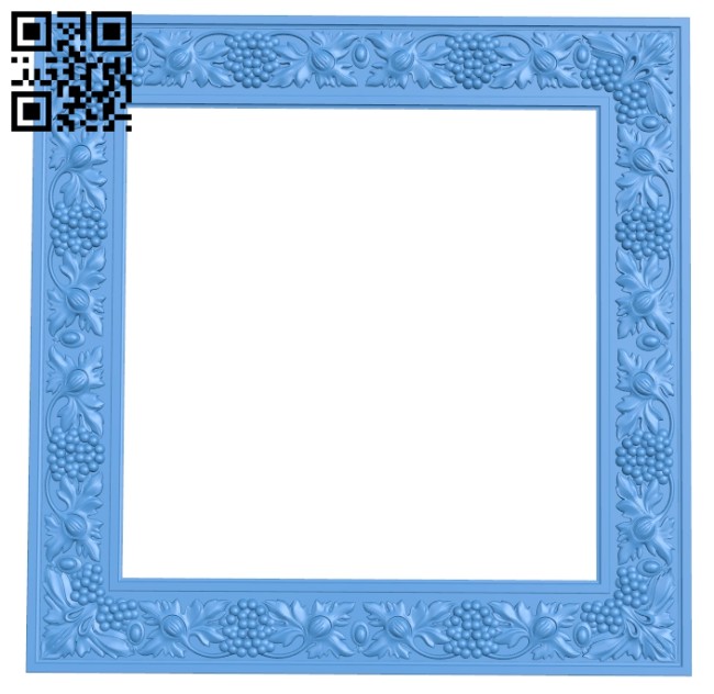 Picture frame or mirror A004906 download free stl files 3d model for CNC wood carving