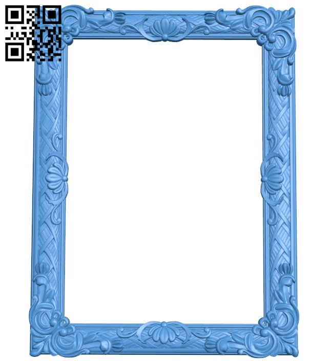 Picture frame or mirror A004958 download free stl files 3d model for CNC wood carving
