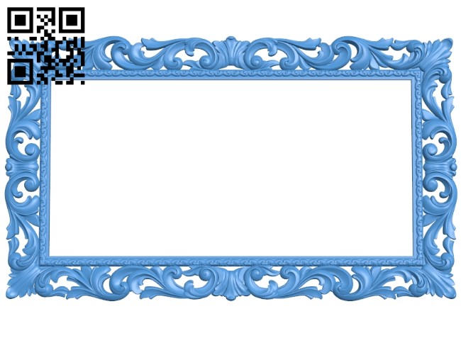Picture frame or mirror A004960 download free stl files 3d model for CNC wood carving