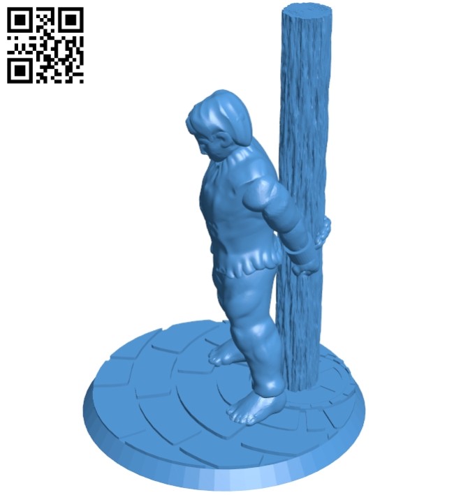 Prisoner man B007276 file stl free download 3D Model for CNC and 3d printer