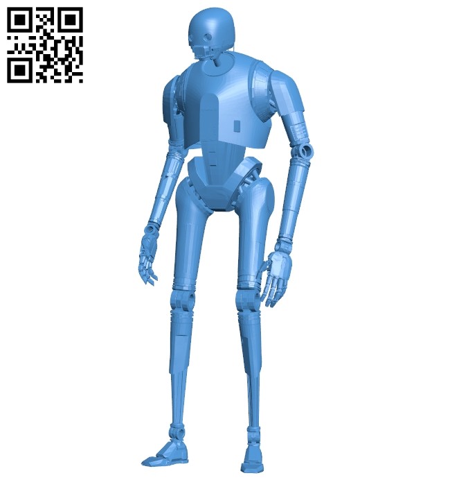 Robot K2SO B007174 file stl free download 3D Model for CNC and 3d printer