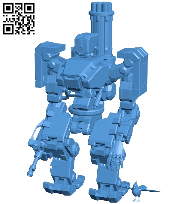 Robot bastion B007286 file stl free download 3D Model for CNC and 3d printer