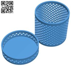 Round box B007309 file stl free download 3D Model for CNC and 3d printer