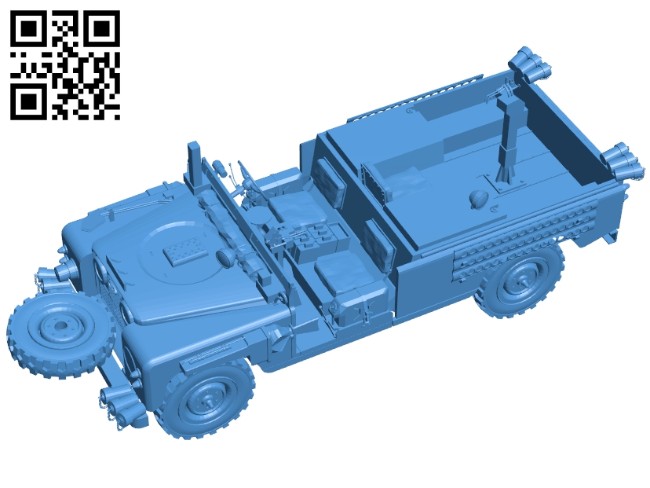 SAS Land Rover S2 109 - car B007483 file stl free download 3D Model for CNC and 3d printer