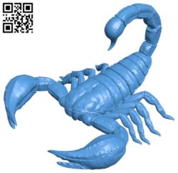 Scorpion B007116 file stl free download 3D Model for CNC and 3d printer