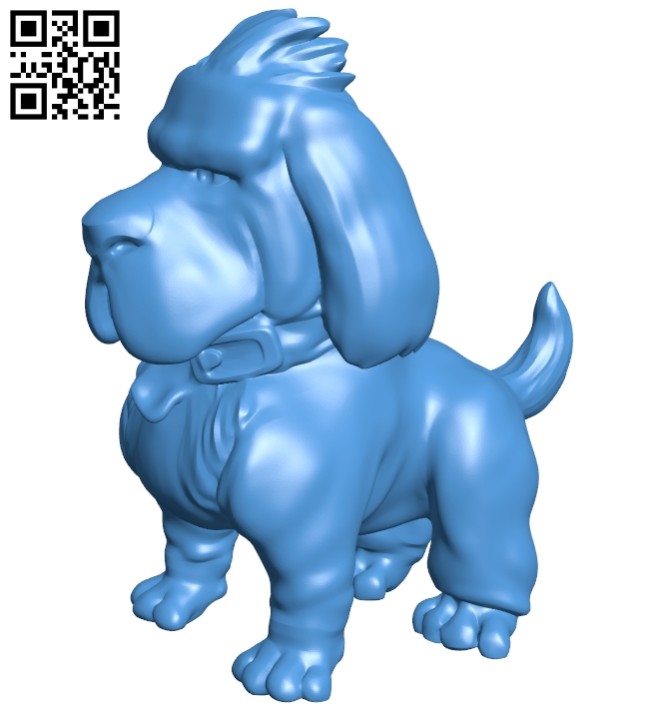Serious dog B007397 file stl free download 3D Model for CNC and 3d printer