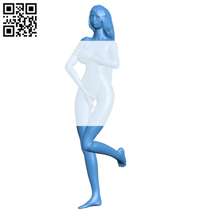Shy lady B007250 file stl free download 3D Model for CNC and 3d printer