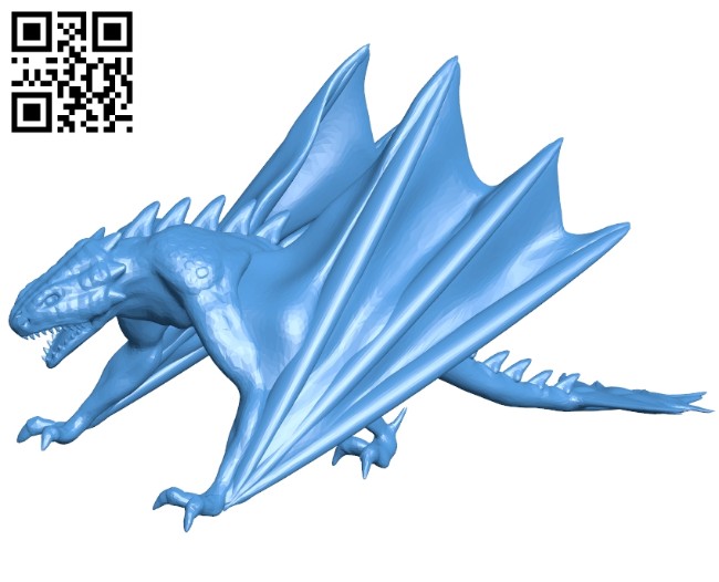 Sly Dragon B007245 file stl free download 3D Model for CNC and 3d printer