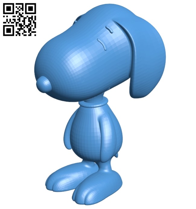 Snoopy dog B007282 file stl free download 3D Model for CNC and 3d printer