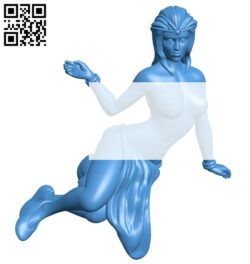 Space princes women B007308 file stl free download 3D Model for CNC and 3d printer