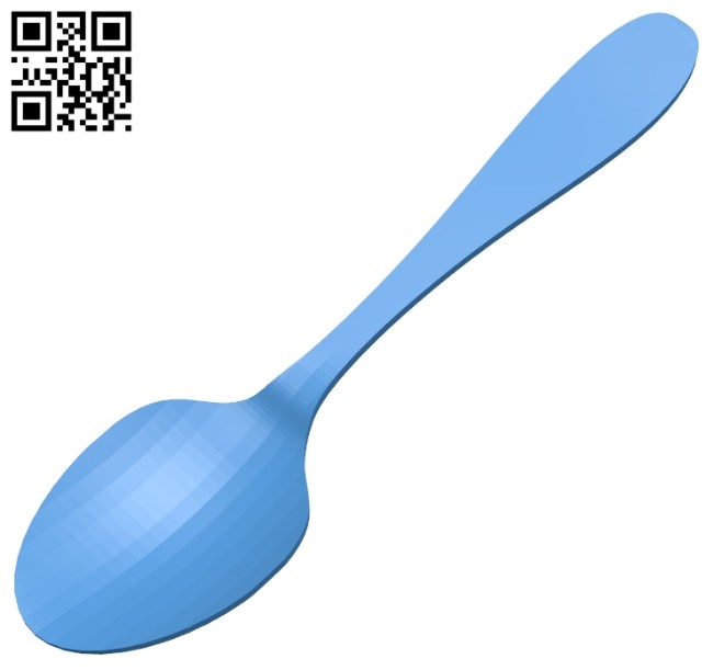Spoon B007226 file stl free download 3D Model for CNC and 3d printer