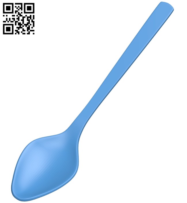 Spoon B007227 file stl free download 3D Model for CNC and 3d printer
