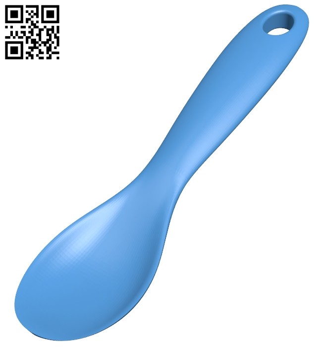 Spoon B007228 file stl free download 3D Model for CNC and 3d printer