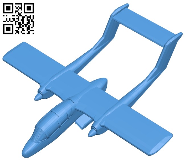 Sports aircraft A004823 download free stl files 3d model for CNC wood carving