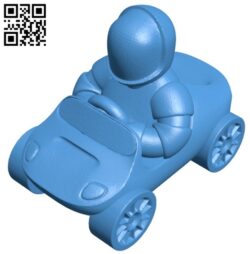 Star man – toy car B007430 file stl free download 3D Model for CNC and 3d printer