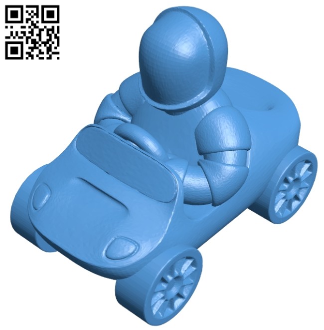 Star man - toy car B007430 file stl free download 3D Model for CNC and 3d printer