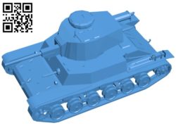 Tank Ke Ho B007120 file stl free download 3D Model for CNC and 3d printer