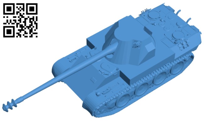 Tank Rhm Skorpion G B007294 file stl free download 3D Model for CNC and 3d printer