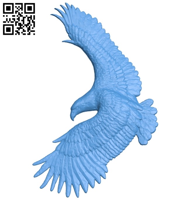 The eagle is in flight A004822 download free stl files 3d model for CNC wood carving