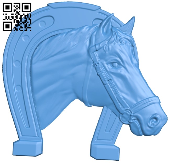 The horseshoe - horse A004938 download free stl files 3d model for CNC wood carving