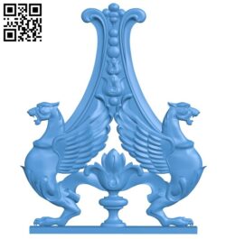 The lion decor pattern A004779 download free stl files 3d model for CNC wood carving