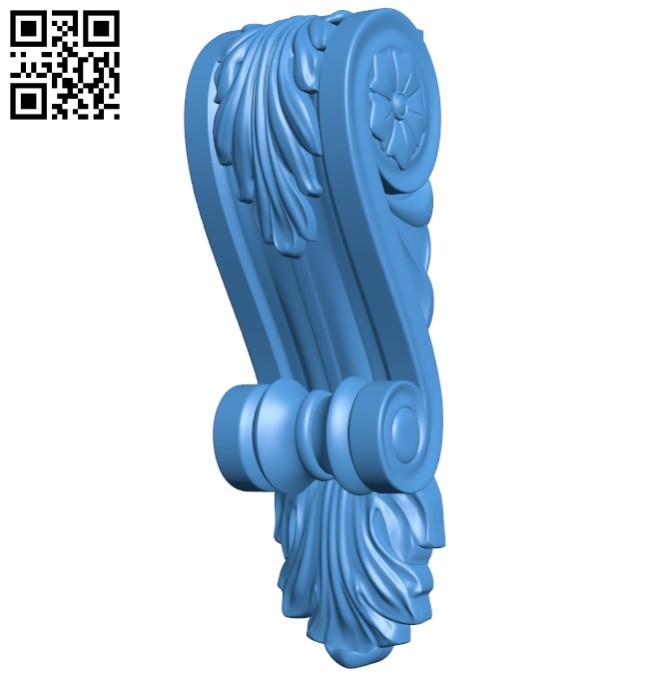 Top of the column A004862 download free stl files 3d model for CNC wood carving