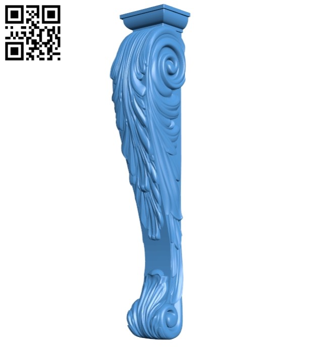 Top of the column A004863 download free stl files 3d model for CNC wood carving