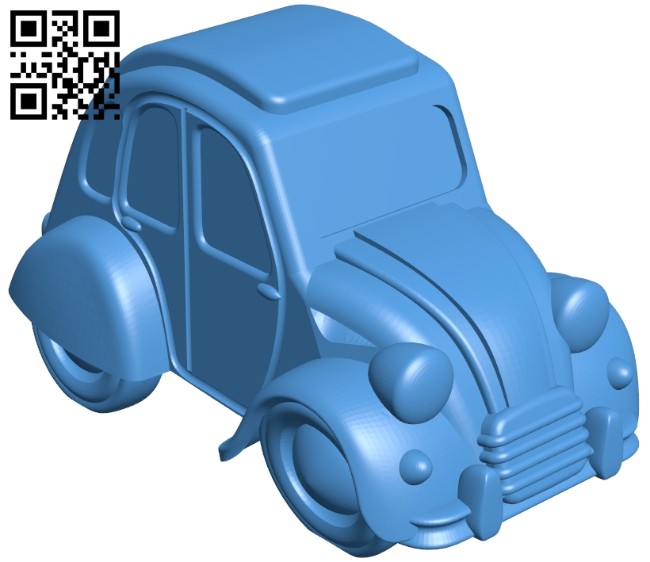 Toy car B007324 file stl free download 3D Model for CNC and 3d printer