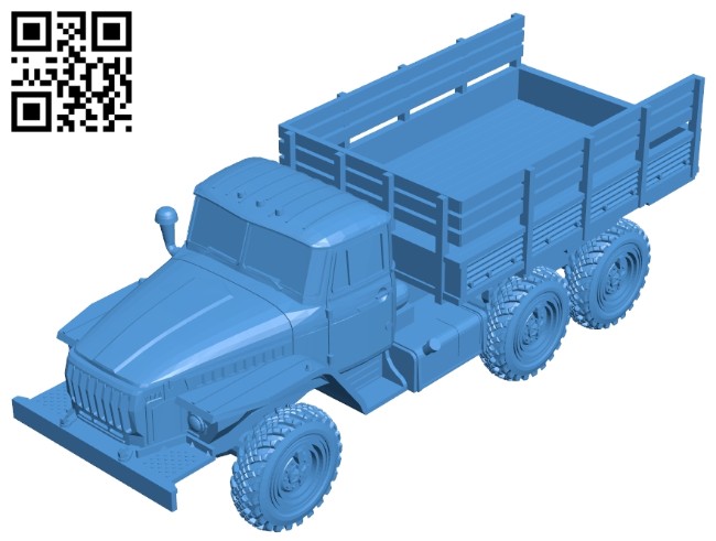 Ural truck B007270 file stl free download 3D Model for CNC and 3d printer