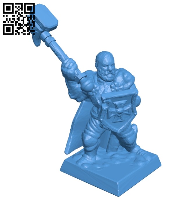 Warmaster general man B007307 file stl free download 3D Model for CNC and 3d printer