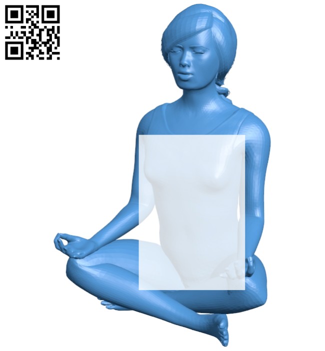 Woman doing gym B007284 file stl free download 3D Model for CNC and 3d printer