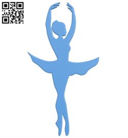 Women ballerina B007559 file stl free download 3D Model for CNC and 3d printer