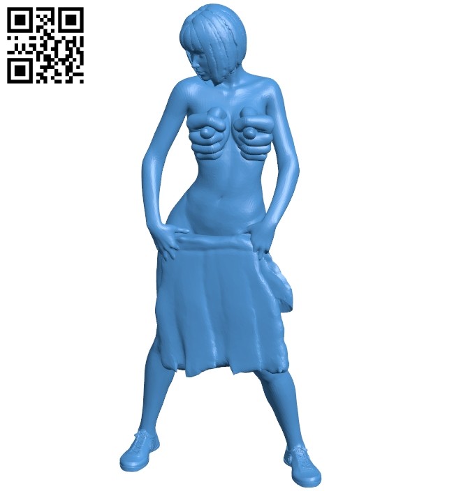 Women changing dress B007525 file stl free download 3D Model for CNC and 3d printer