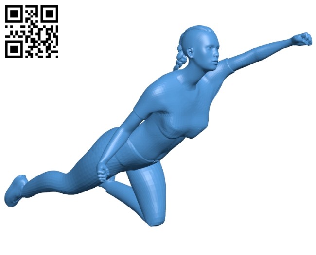 Women flight B007196 file stl free download 3D Model for CNC and 3d printer