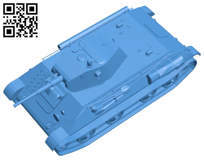 World of tanks LTP B007528 file stl free download 3D Model for CNC and 3d printer