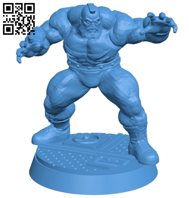 Zangief B007371 file stl free download 3D Model for CNC and 3d printer