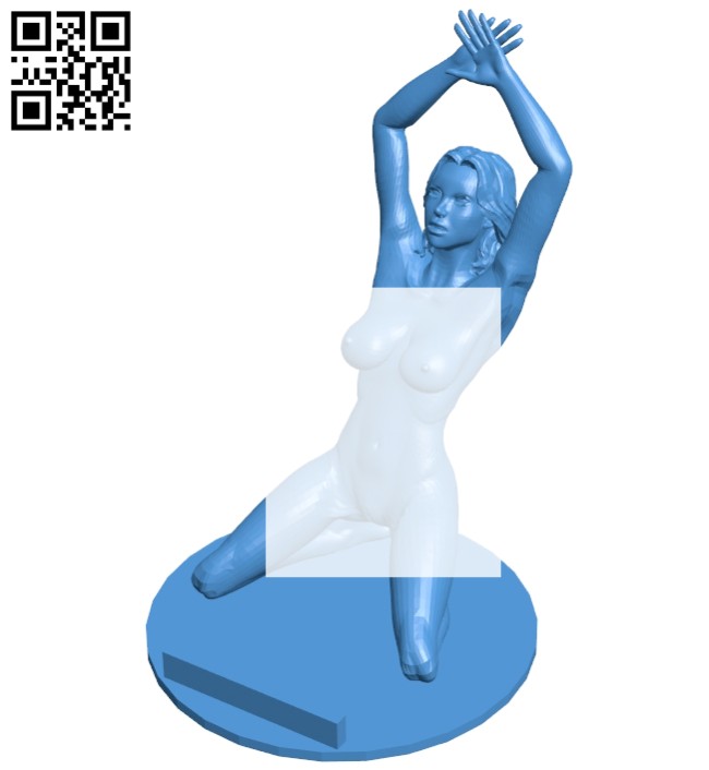 Adult holder - women B007871 file stl free download 3D Model for CNC and 3d printer