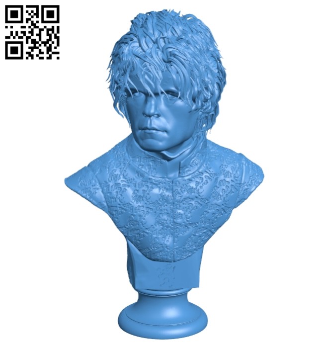 Bust Mr Tyrion B007601 file stl free download 3D Model for CNC and 3d printer