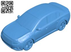 Chevrolet cruze car B007621 file stl free download 3D Model for CNC and 3d printer