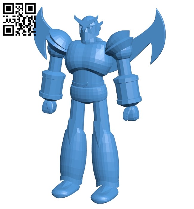 Colored robot B007893 file stl free download 3D Model for CNC and 3d printer