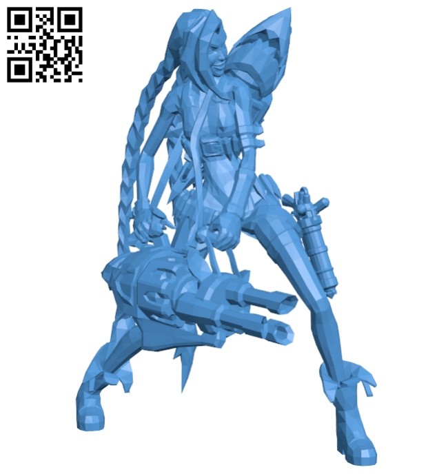 Colorful miss jinx B007629 file stl free download 3D Model for CNC and 3d printer